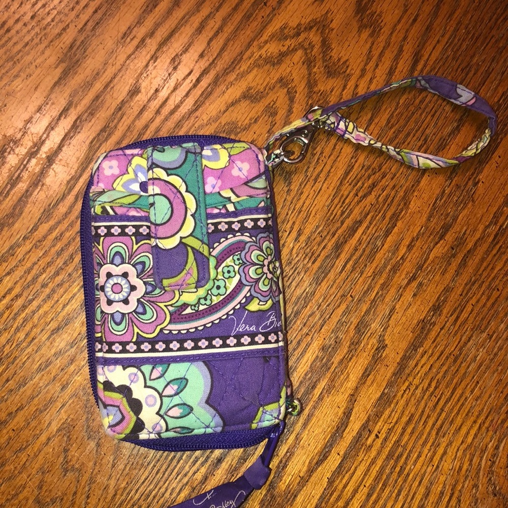 Vera bradley heather pattern wristlet